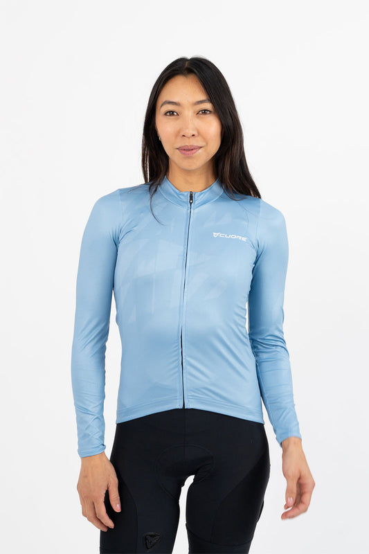 Silver L/Sleeve Midweight Jersey