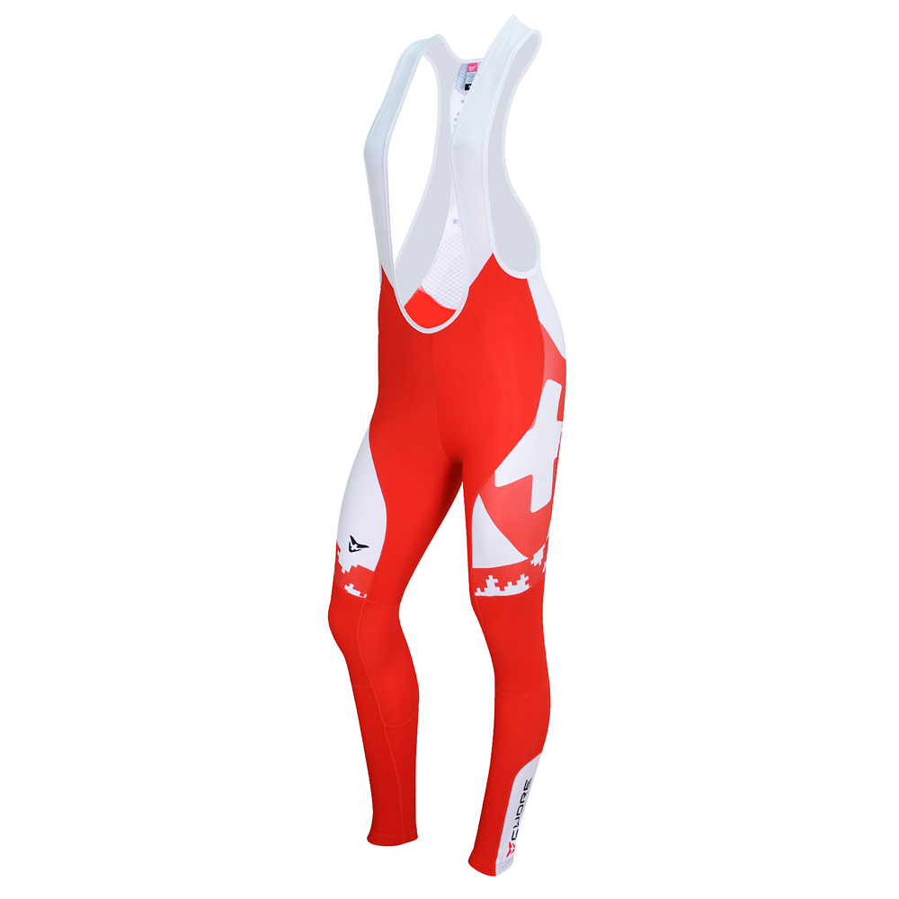 SILVER WOMEN CYCLING THERMAL BIB TIGHT - CUORE of